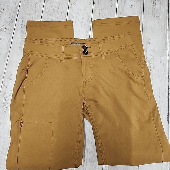 prAna Halle Straight Fit Regular Sz 2 Pants Hiking Convertible Zip/String Women - Picture 1 of 11